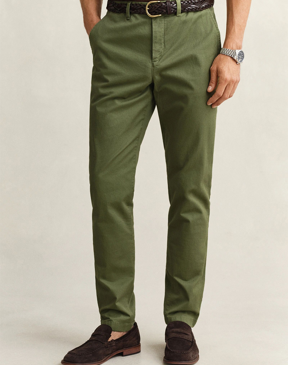 GANT ΠΑΝΤΕΛΟΝΙ SLIM CLASSIC CHINOS 3G1501000-34-379 DarkGreen