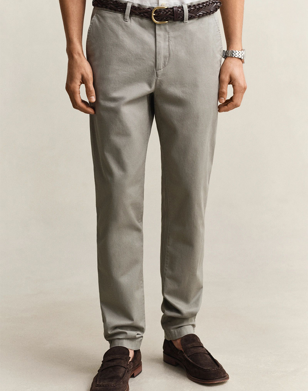 GANT ΠΑΝΤΕΛΟΝΙ SLIM CLASSIC CHINOS 3G1501000-34-32 Gray