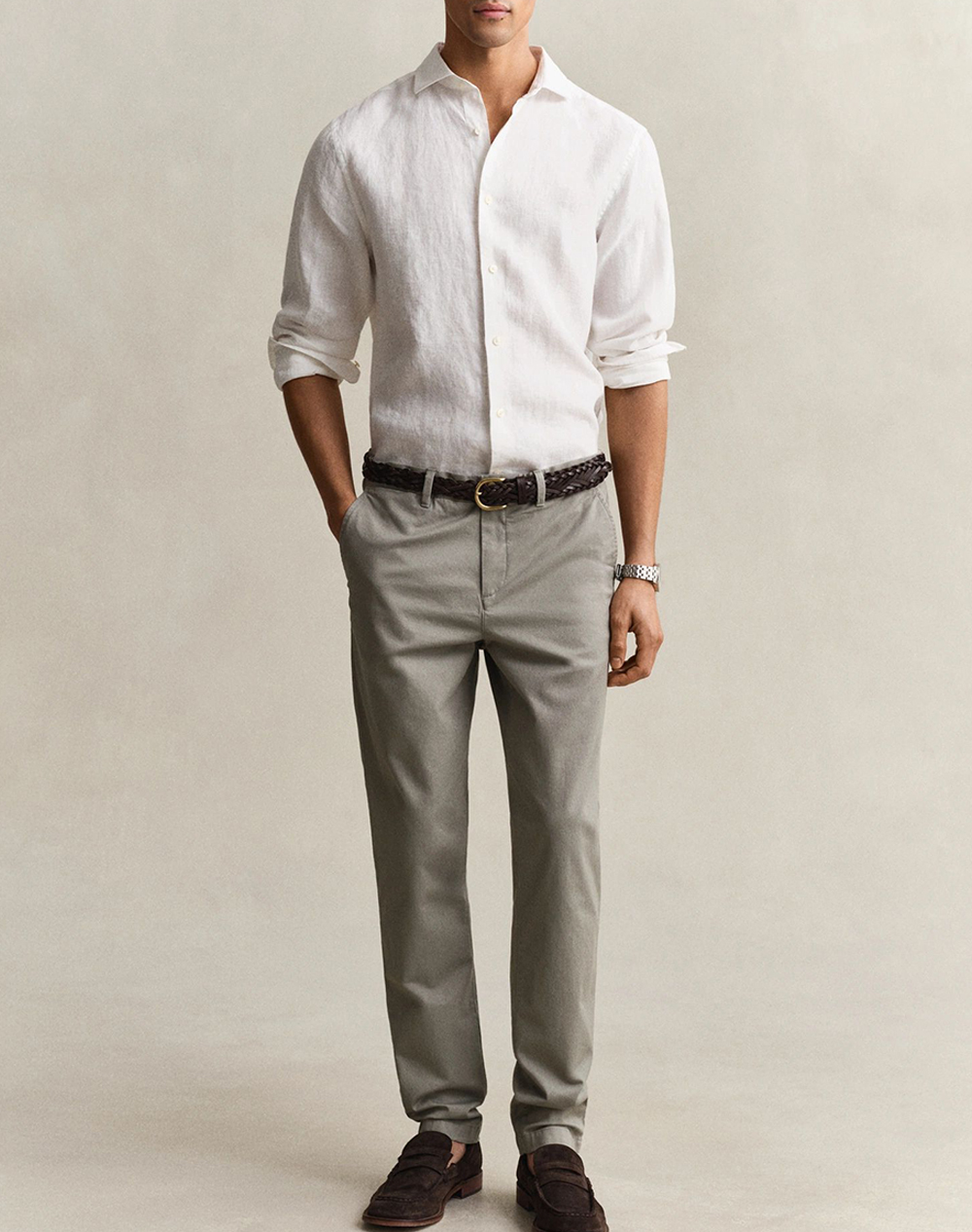 GANT ΠΑΝΤΕΛΟΝΙ SLIM CLASSIC CHINOS 3G1501000-34-32 Gray φωτογραφία