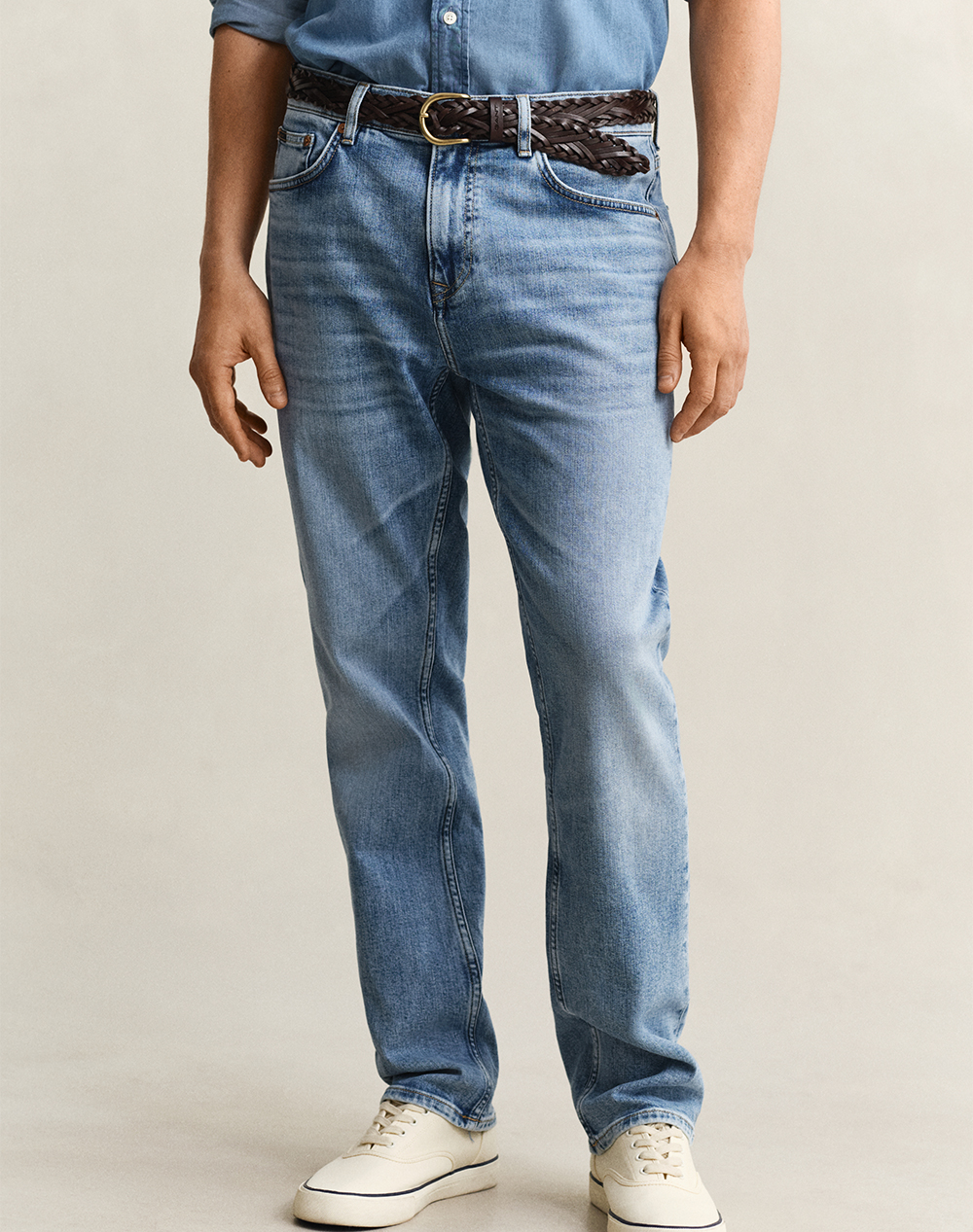 GANT ΠΑΝΤΕΛΟΝΙ REG GANT JEANS 3G1000011-36-981 DenimLightBlue