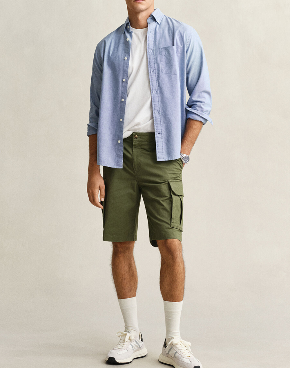 GANT ΣΟΡΤΣ REG CLASSIC CARGO SHORTS 3G205630-379 DarkGreen φωτογραφία
