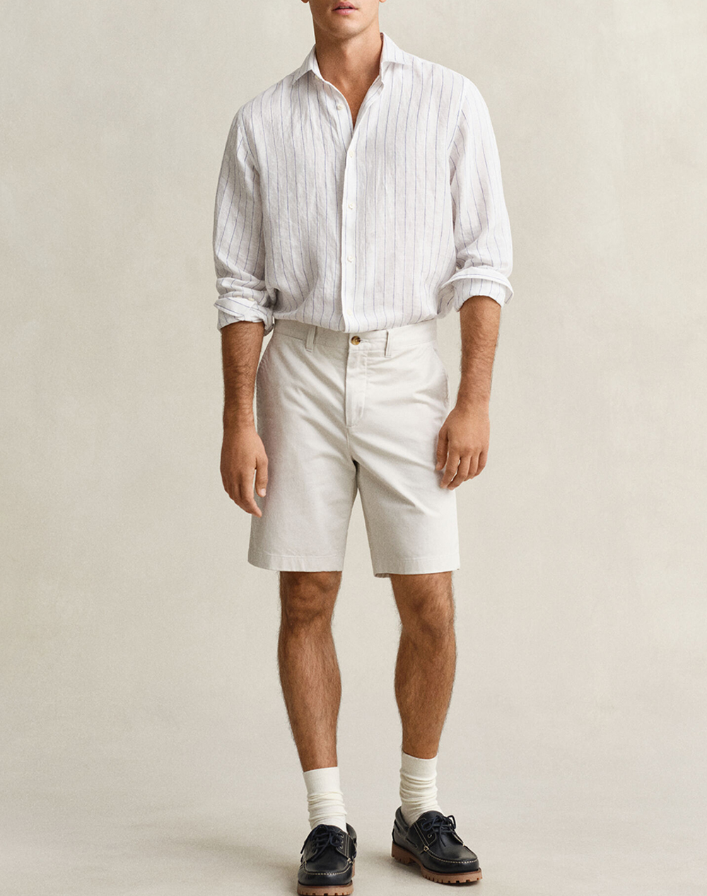 GANT ΣΟΡΤΣ REG CLASSIC CHINO SHORTS 3G205620-214 Ecru φωτογραφία