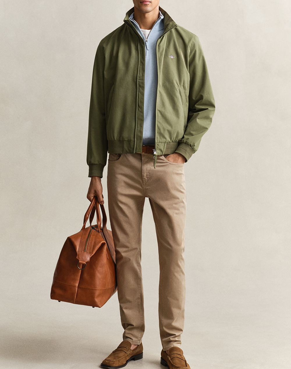 Gant Μπουφάν Lightweight Hampshire Jacket 3G7006600-379 Green ανδρικά ρούχα Πανωφορια μπουφάν Politikos Shop Πολιτικός