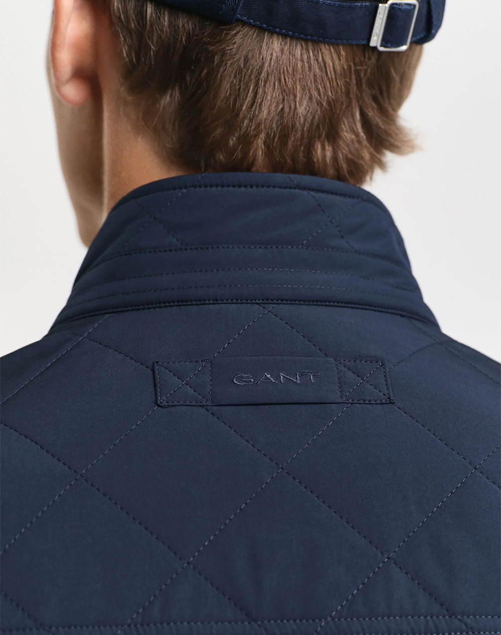 Gant Μπουφάν Χμ Quilted Windcheater Vest 3G7006341-433 Darkblue ανδρικά ρούχα Πανωφορια Γιλεκα Politikos Shop Πολιτικός