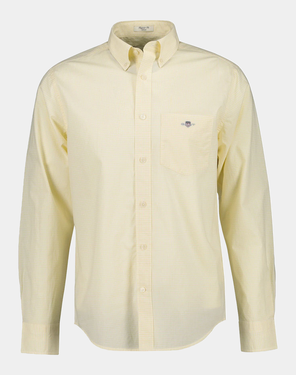 GANT ΥΠΟΚΑΜΙΣΟ ΜΜ REG CLASSIC POPLIN GINGHAM SHIRT 3G3000150-713 LightYellow