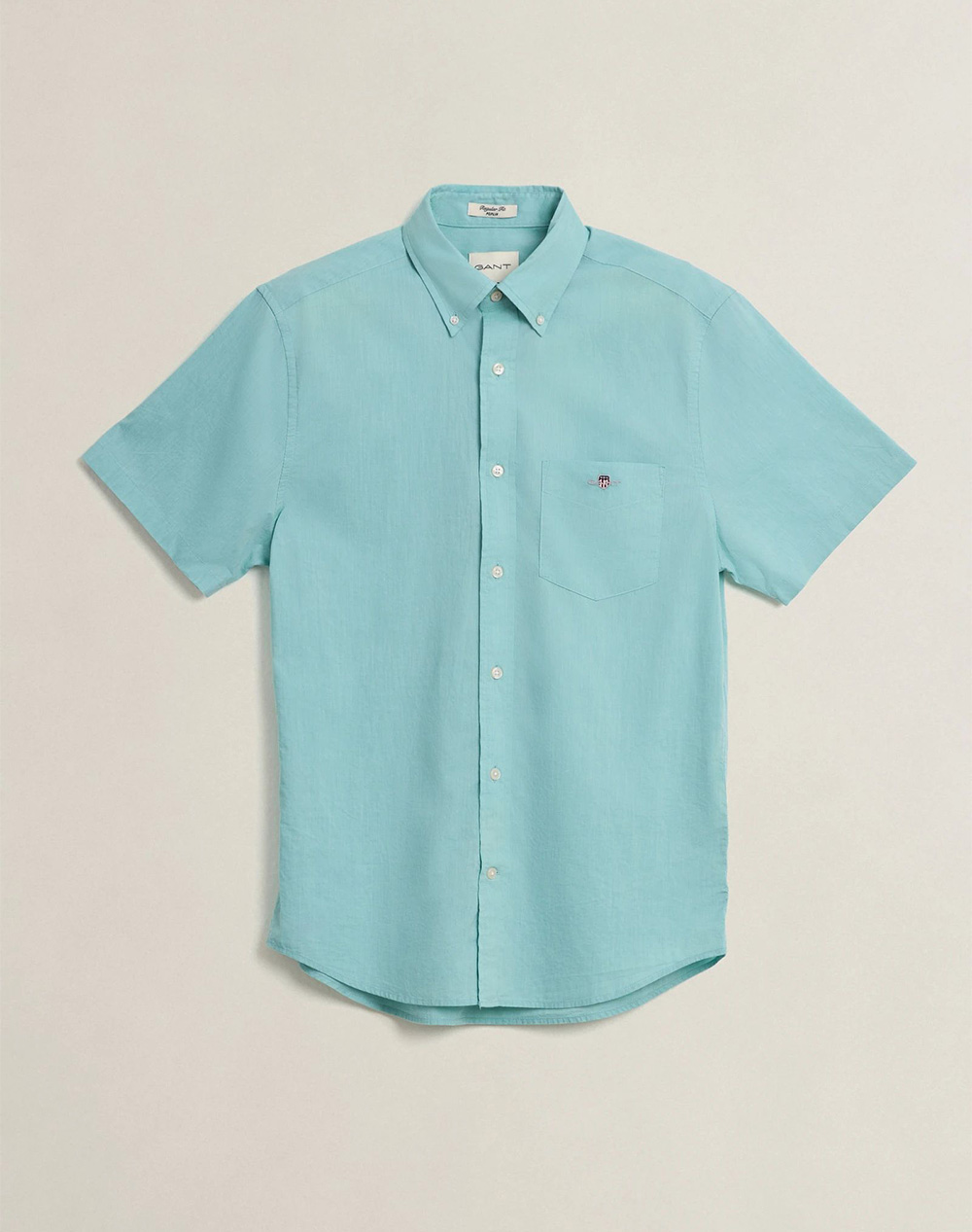 GANT ΥΠΟΚΑΜΙΣΟ ΚΜ REG POPLIN SS SHIRT 3G3000101-323 LightGreen