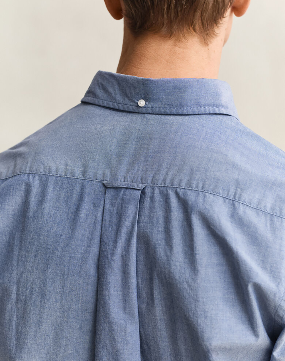 Gant Πουκαμισο Κμ Reg Poplin Ss Shirt 3G3000101-436 Steelblue ανδρικά ρούχα πουκάμισα Politikos Shop Πολιτικός
