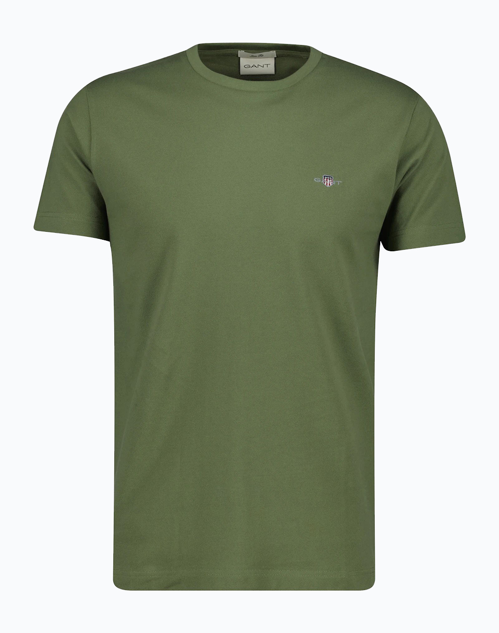 GANT ΜΠΛΟΥΖΑ ΚΜ SLIM PIQUE SS T-SHIRT 3G2013033-379 DarkGreen