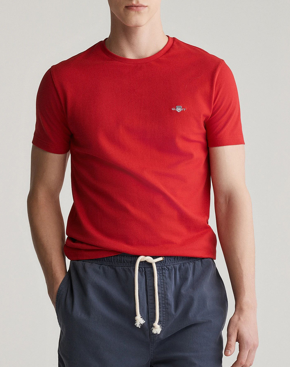 GANT ΜΠΛΟΥΖΑ ΚΜ SLIM PIQUE SS T-SHIRT 3G2013033-630 Red