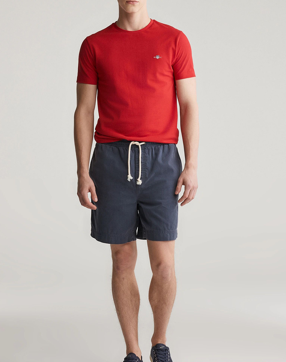 Gant Μπλούζα Κμ Slim Pique Ss T-Shirt 3G2013033-630 Red ανδρικά ρούχα μπλούζες Politikos Shop Πολιτικός