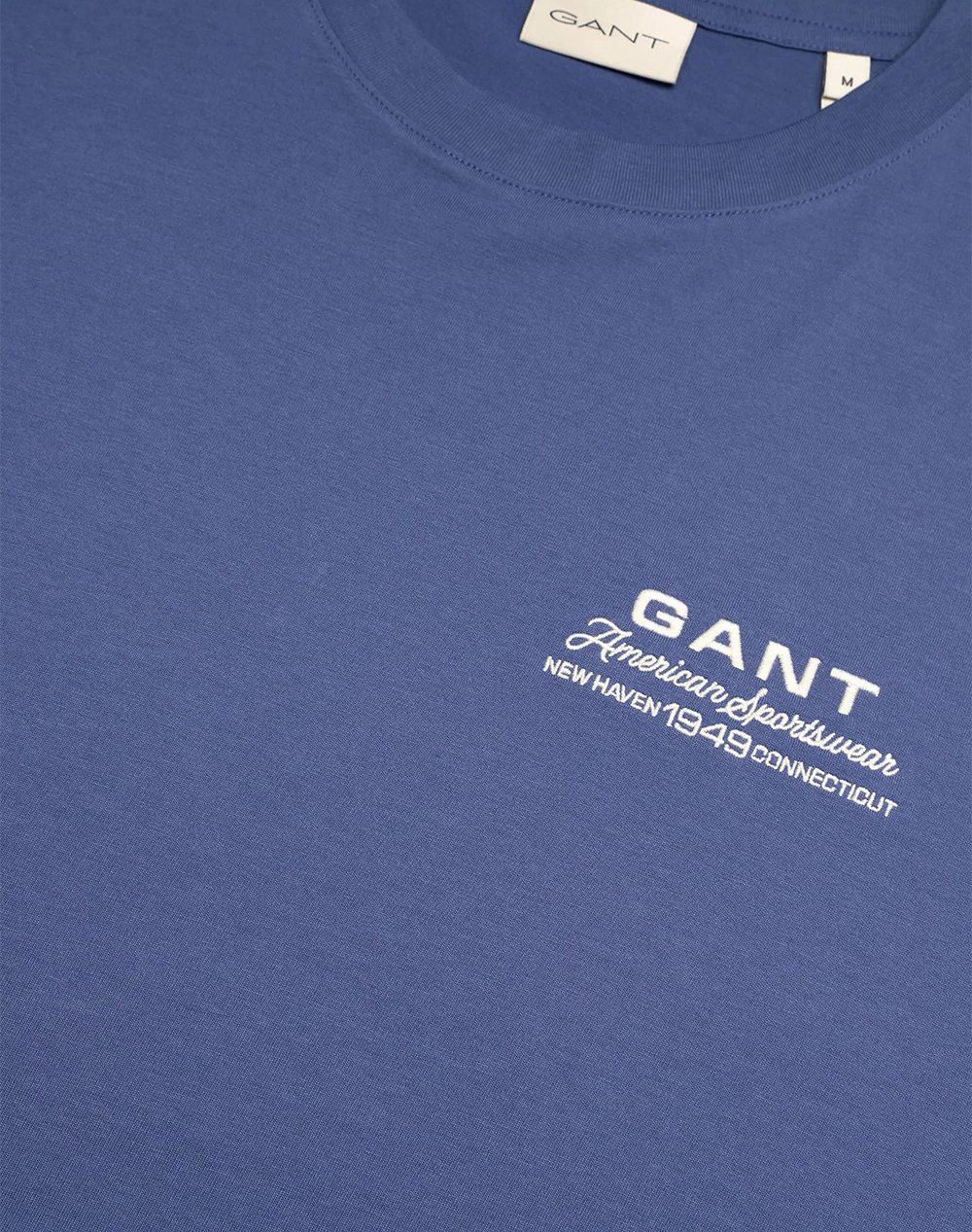 Gant Μπλούζα Κμ Small Graphic Ss Tshirt 3G2003409-442 Steelblue ανδρικά ρούχα μπλούζες T-Shirt Politikos Shop Πολιτικός