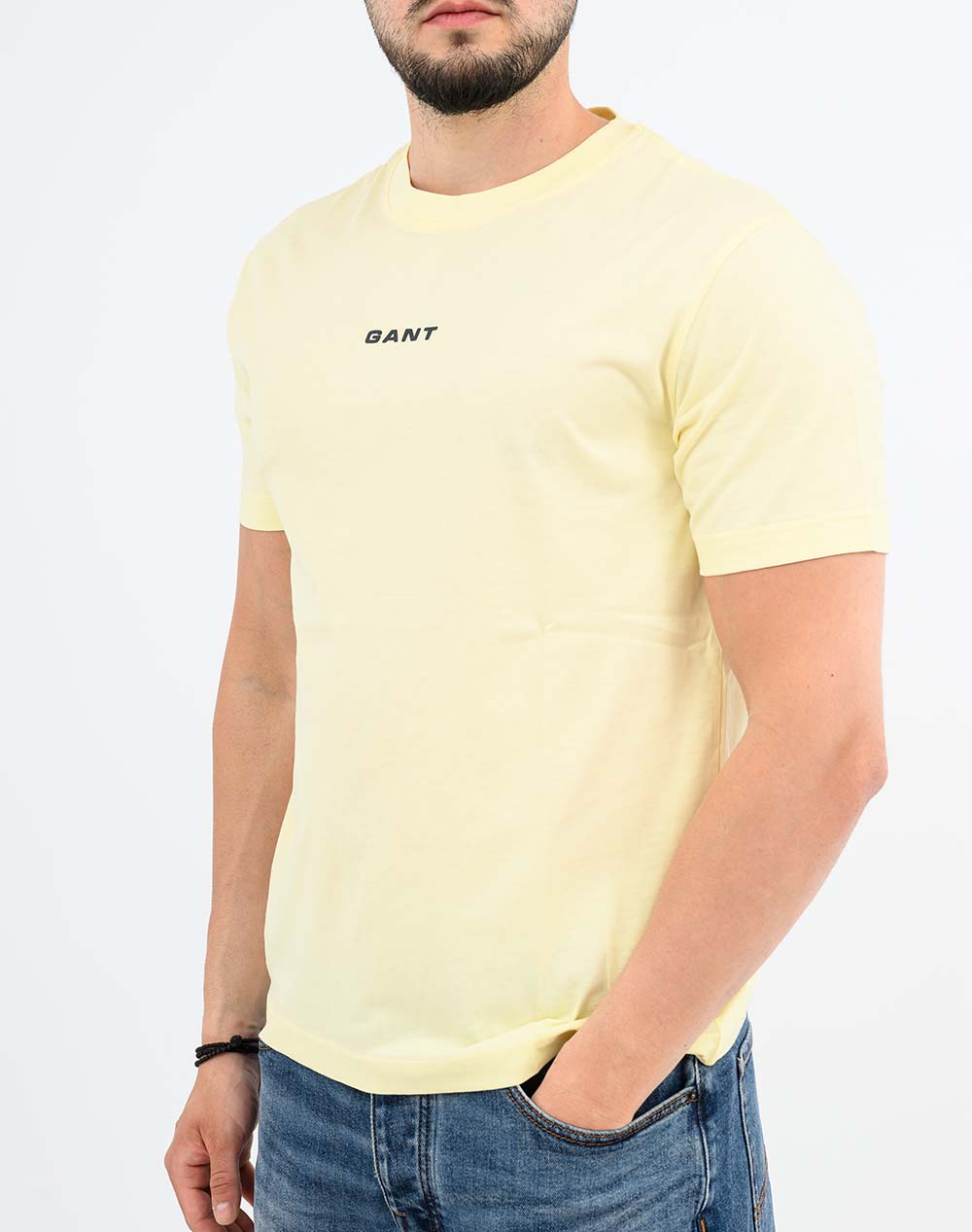 GANT ΜΠΛΟΥΖΑ ΚΜ SMALL GRAPHIC SS TSHIRT 3G2003405-713 LightYellow