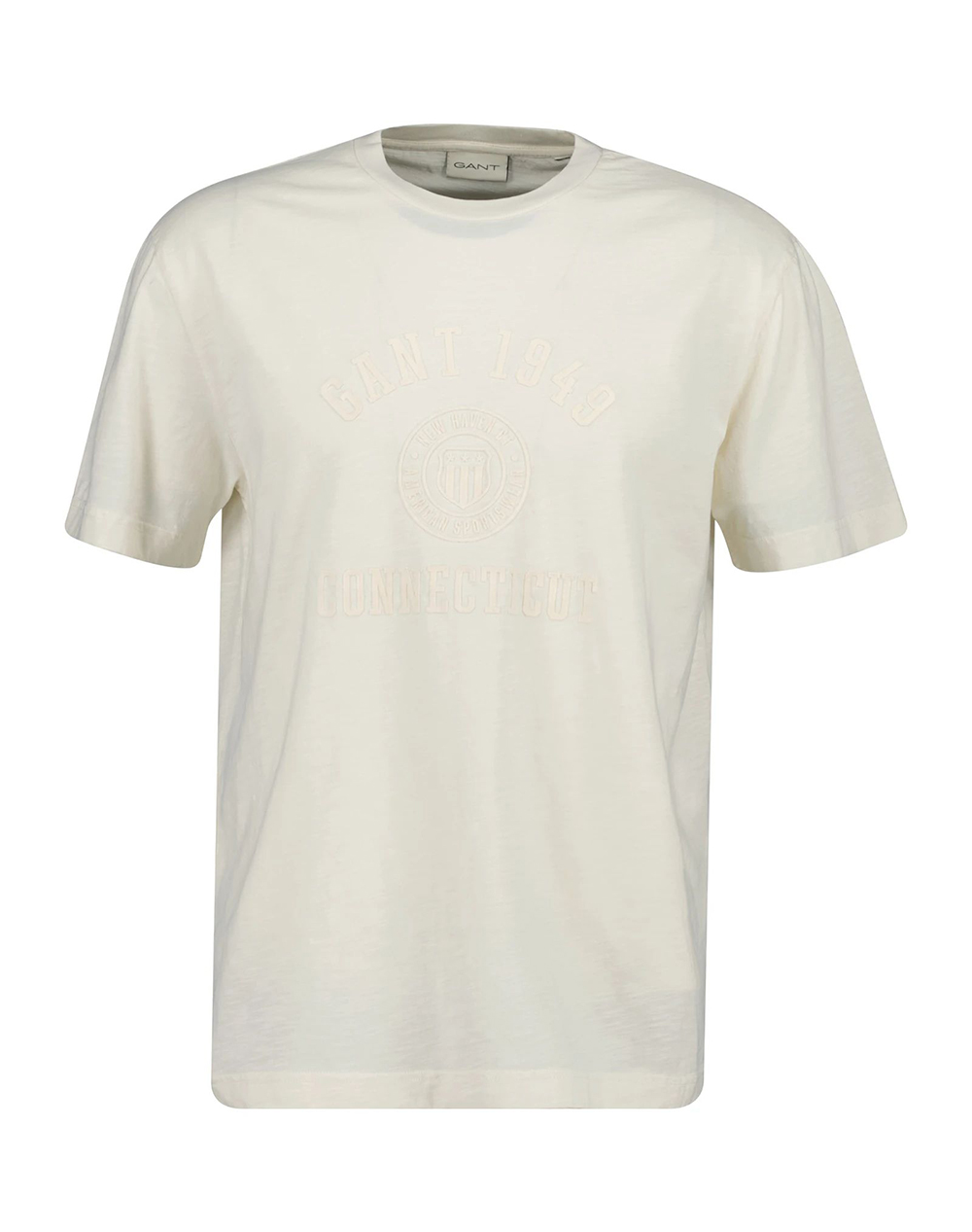 GANT ΜΠΛΟΥΖΑ ΚΜ TONAL PRINT SS TSHIRT 3G2003410-130 Cream