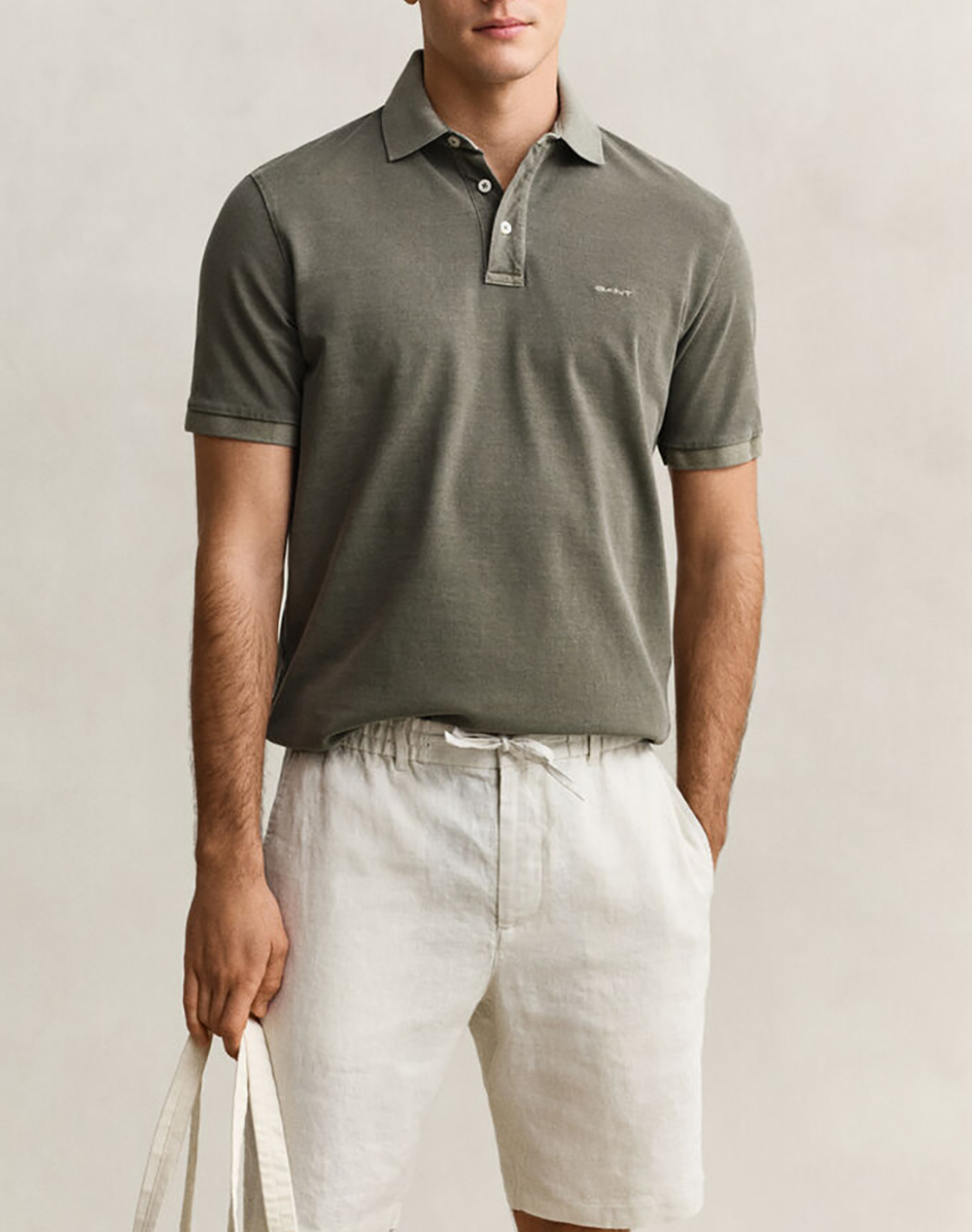 Men's Polo Shirts Gant Blue