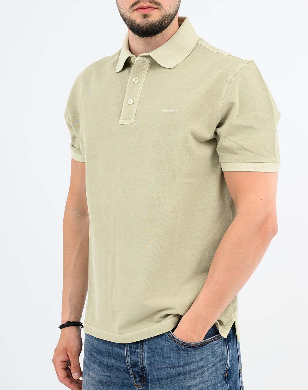GANT ΜΠΛΟΥΖΑ ΚΜ SUNFADED SS POLO 3G2014057-345 MintGreen