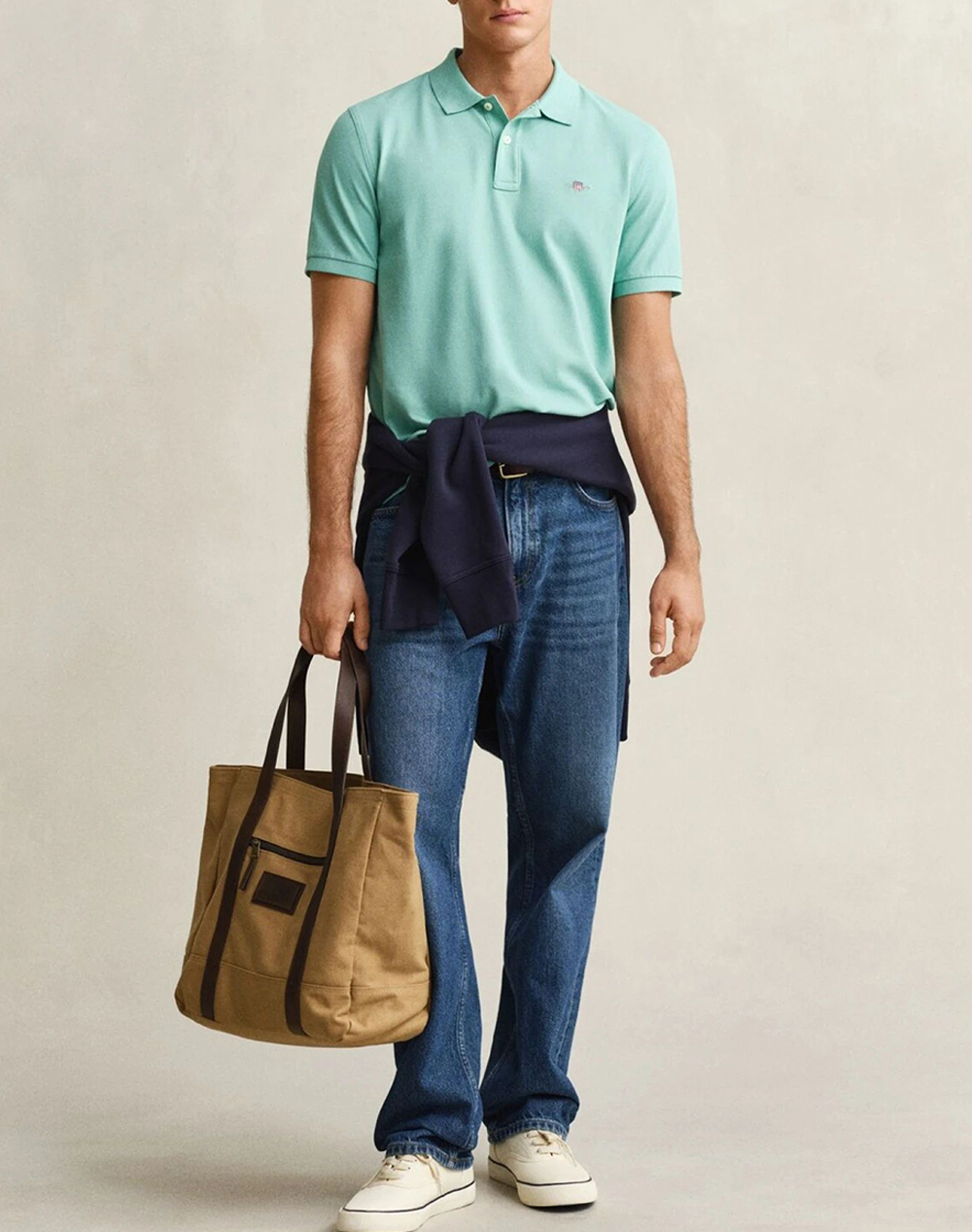 Gant Μπλούζα Κμ Reg Shield Ss Pique Polo 3G2210-1-323 Turquoise ανδρικά ρούχα μπλούζες Politikos Shop Πολιτικός