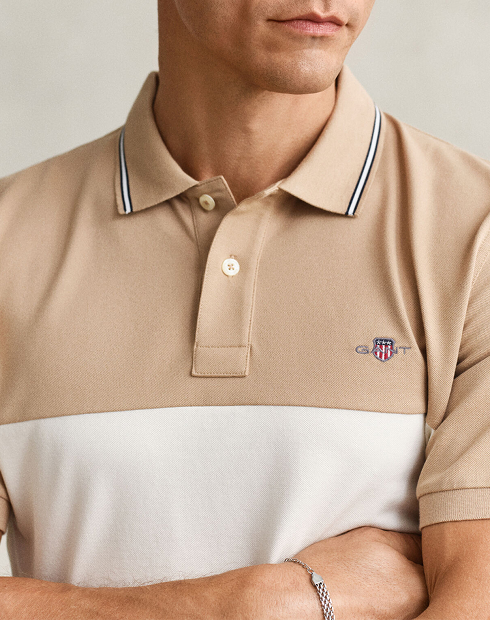 Gant Μπλούζα Κμ Cut And Sewn Ss Polo 3G2014091-433 Multi ανδρικά ρούχα μπλούζες Politikos Shop Πολιτικός