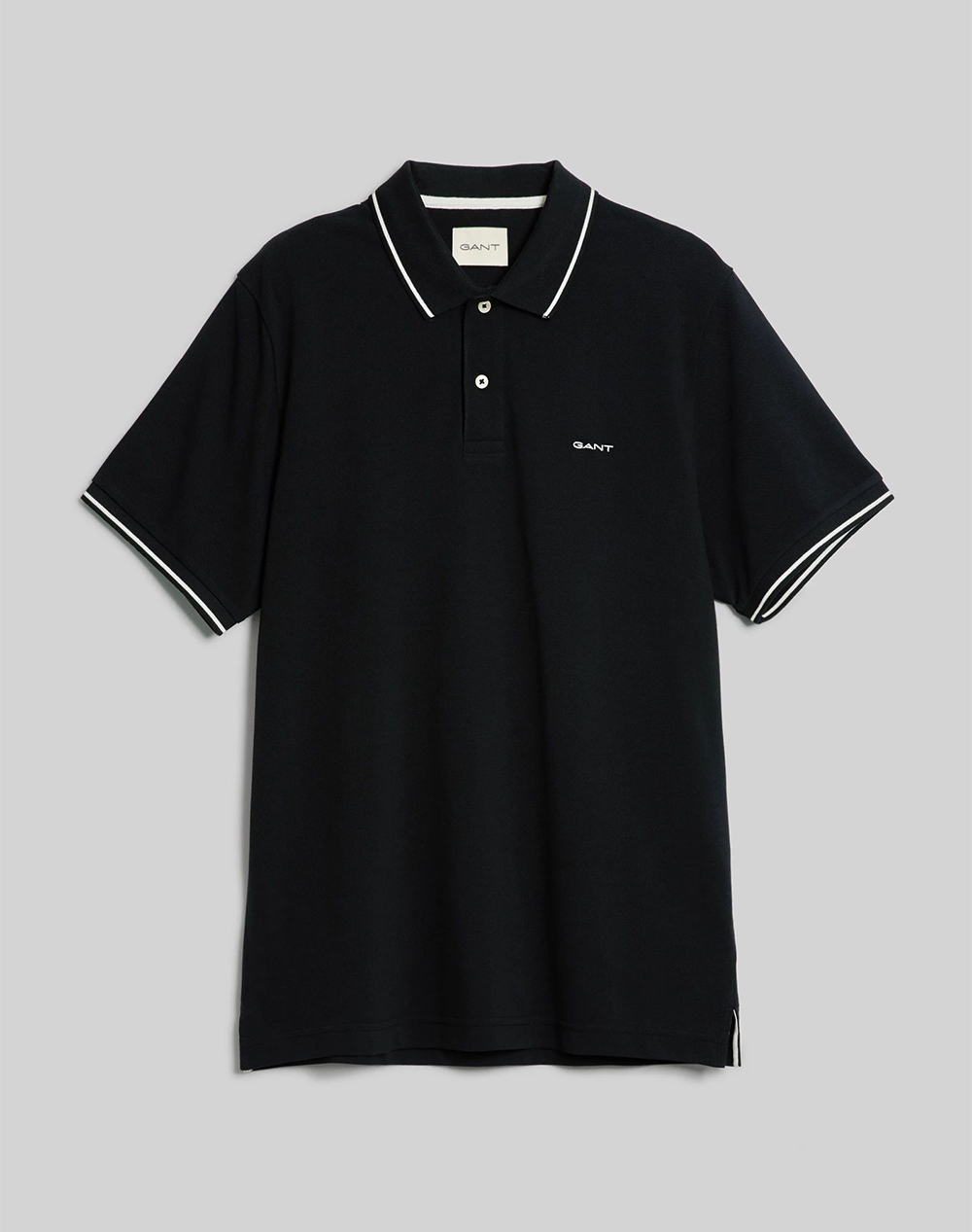 GANT ΜΠΛΟΥΖΑ ΚΜ TIPPING SS PIQUE POLO 3G2062034-5 Black