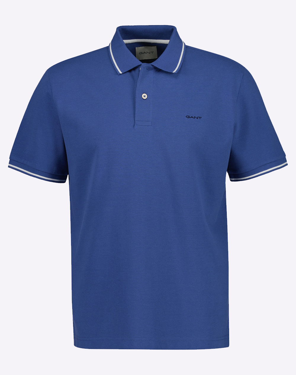 GANT ΜΠΛΟΥΖΑ ΚΜ TIPPING SS PIQUE POLO 3G2062034-442 Blue