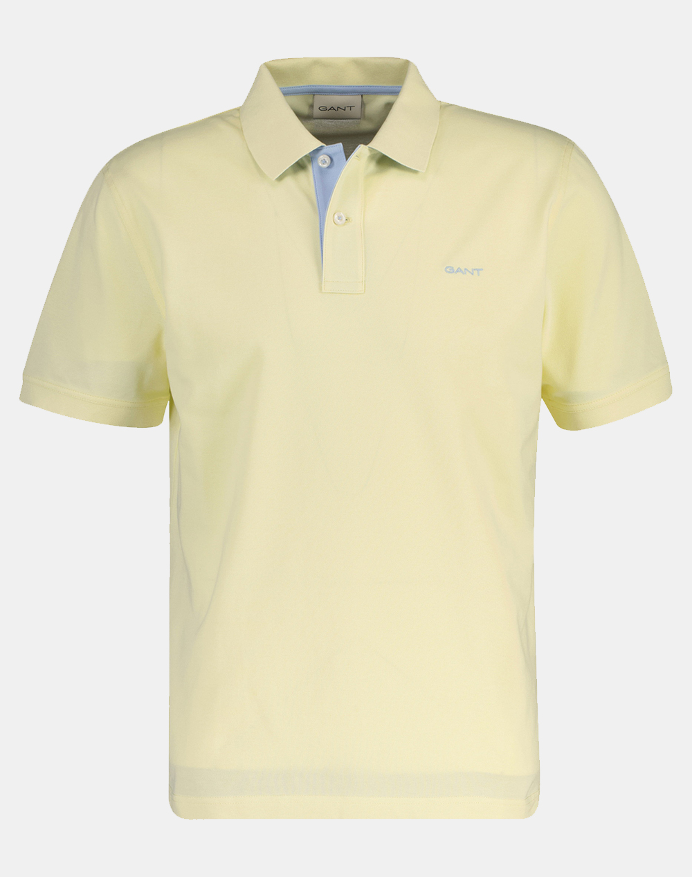 GANT ΜΠΛΟΥΖΑ ΚΜ REG CONTRAST PIQUE SS POLO 3G2062026-713 LightYellow