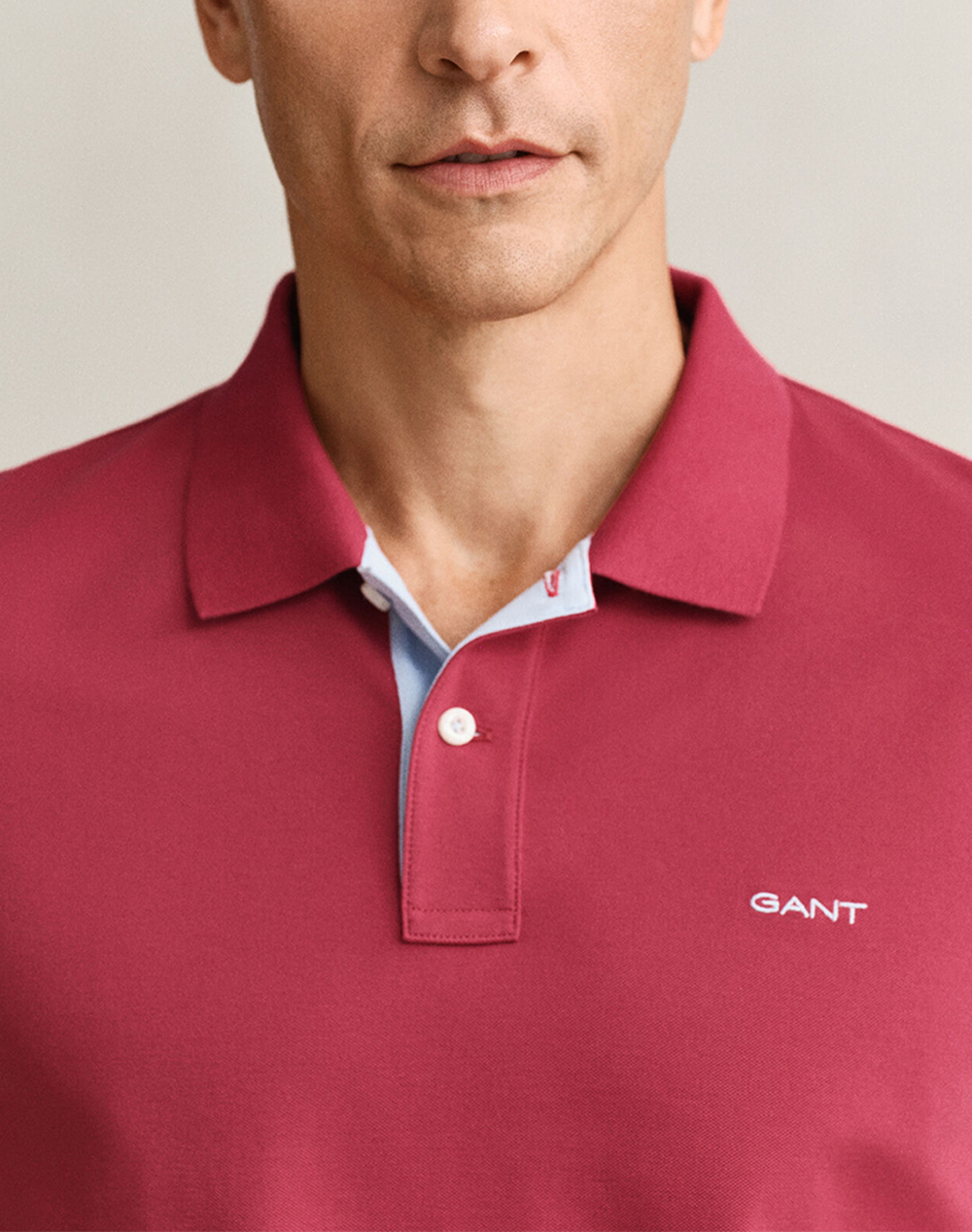 Gant Μπλούζα Κμ Reg Contrast Pique Ss Polo 3G2062026-609 Red ανδρικά ρούχα μπλούζες Politikos Shop Πολιτικός