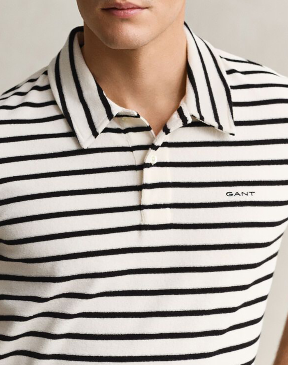 Gant Μπλούζα Κμ Towelling Ss Polo 3G2014115-119 Multi ανδρικά ρούχα μπλούζες Politikos Shop Πολιτικός