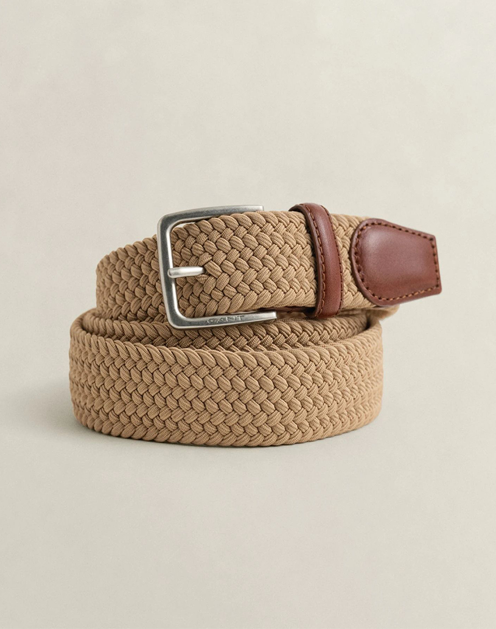 GANT ΖΩΝΗ ELASTIC BRAIDED BELT 3G9940193-213 SandyBrown