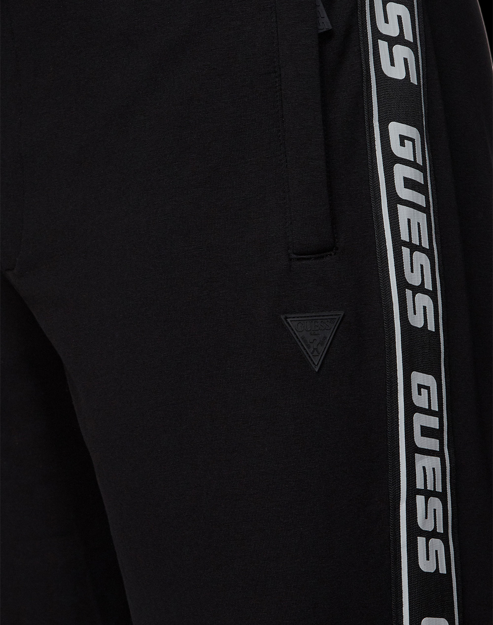 Guess Arlo Short Σορτς Ανδρικό Z2Yd02K6Zs1-Jblk Black ανδρικά αθλητικά ρούχα Βερμουδα Politikos Shop Πολιτικός