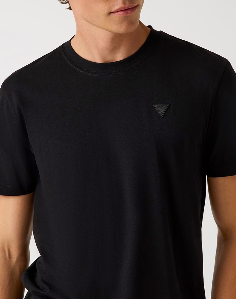 Guess Hedley Ss T-Shirt Μπλούζα Ανδρικό Z2Yi12Jr06K-Jblk Black ανδρικά ρούχα μπλούζες Politikos Shop Πολιτικός