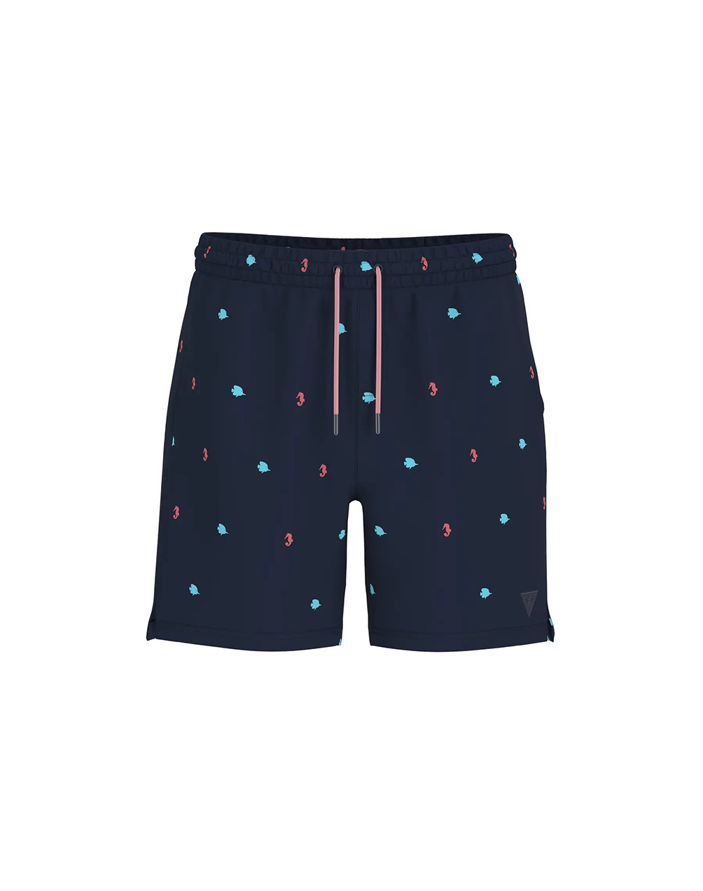 GUESS SWIMTRUNK MICRO EMBROIDERY MED ΜΑΓΙΟ ΑΝΔΡΙΚΟ F6GT13WN182-FBFK DarkBlue