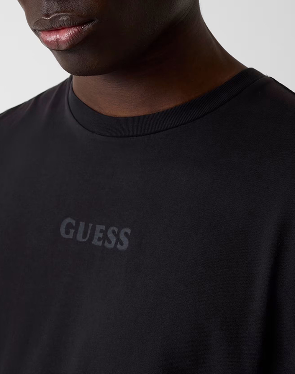 Guess Ss Bsc Quattro G Mist Tee Μπλούζα Ανδρικό M6Gi27K3249-Jtmu Black ανδρικά ρούχα μπλούζες T-Shirt Politikos Shop Πολιτικός