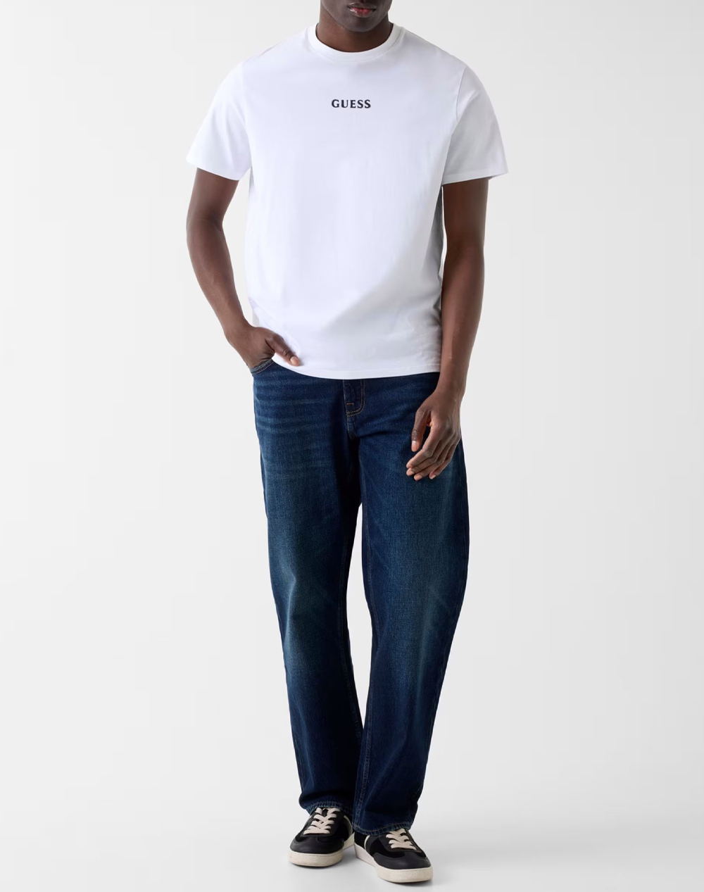 Guess Ss Bsc Quattro G Mist Tee Μπλούζα Ανδρικό M6Gi27K3249-G011 Offwhite ανδρικά ρούχα μπλούζες T-Shirt Politikos Shop Πολιτικός