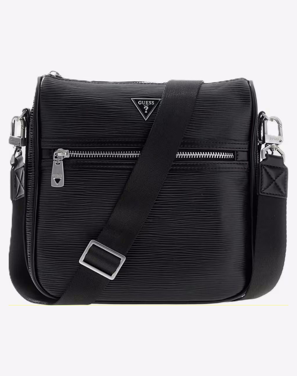 GUESS MILANO CROSSBODY 2 ΤΣΑΝΤΑ ΑΝΔΡΙΚΟ HMMIPWP6217-BLA Black