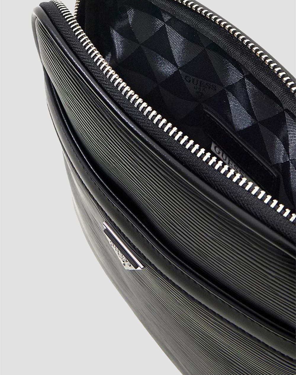 Guess Milano Crossbody Flat Τσάντα Ανδρικό Hmmipwp6223-Bla Black ανδρικά αξεσουάρ τσάντες Politikos Shop Πολιτικός