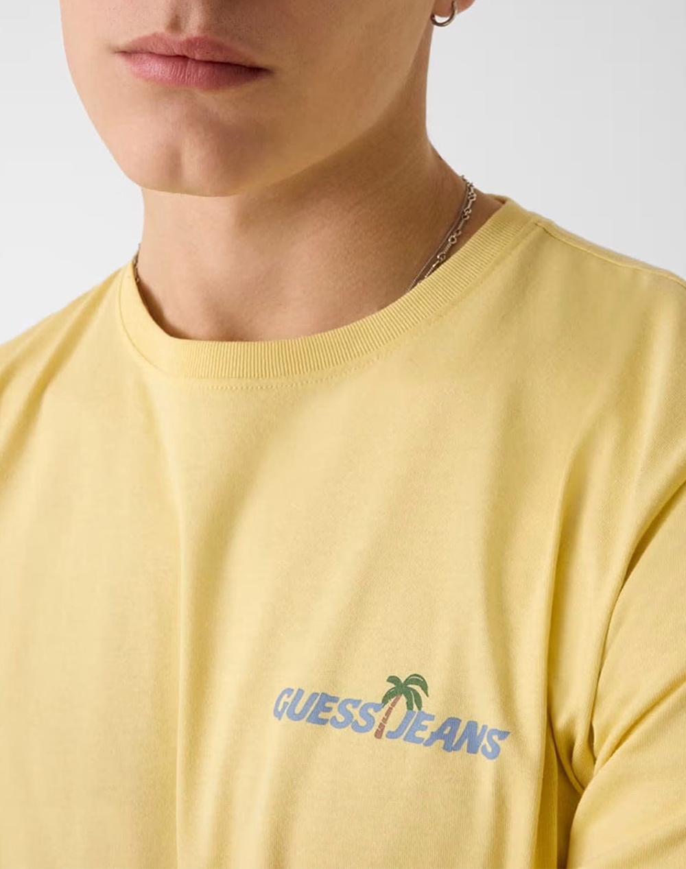 Guess Jeans Gj Ss Cn Reg West Coast Hotel Μπλούζα Ανδρικό M6Gic0K8Hm0-G2P7 Yellow ανδρικά ρούχα μπλούζες T-Shirt Politikos Shop Πολιτικός