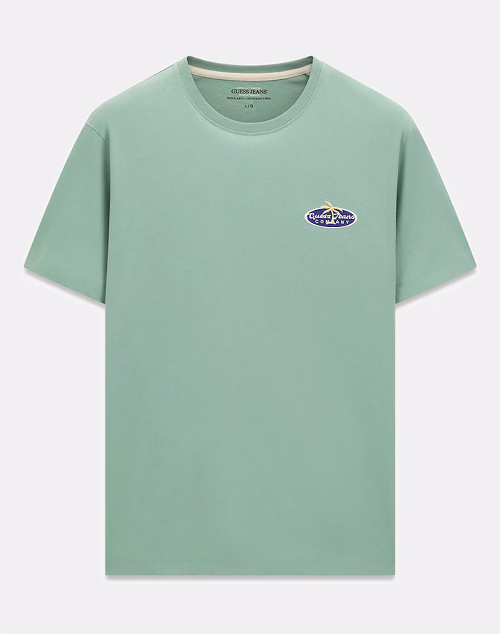 GUESS JEANS GJ SS CN REG NAUTICAL TEE ΜΠΛΟΥΖΑ ΑΝΔΡΙΚΟ M6GIB7K8HM0-G8FR Green
