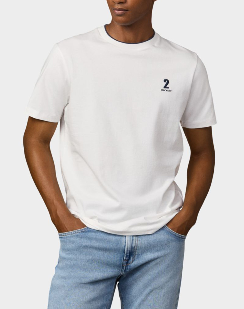 HACKETT NUMBERS HERITAGE NBR TEE ΜΠΛΟΥΖΑ ΑΝΔΡΙΚΟ HM5000093-803 OffWhite