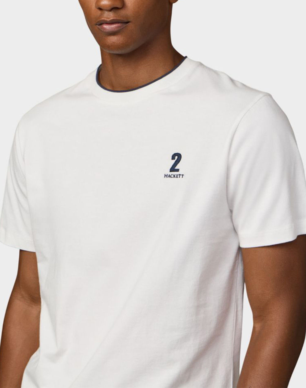 Hackett Numbers Heritage Nbr Tee Μπλούζα Ανδρικό Hm5000093-803 Offwhite ανδρικά ρούχα μπλούζες T-Shirt Politikos Shop Πολιτικός