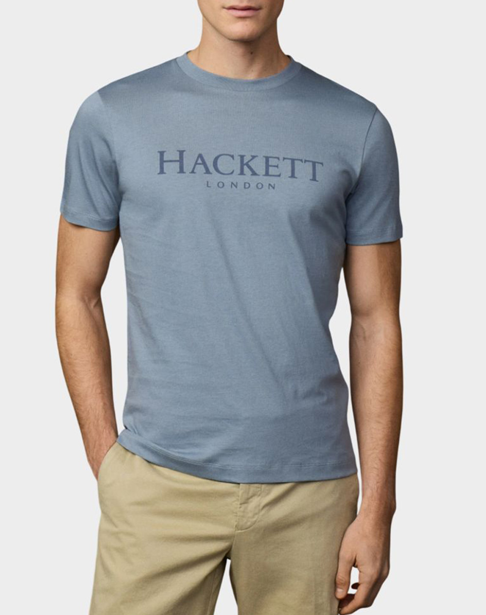 HACKETT ESSENTIALS HERITAGE ESS TEE ΜΠΛΟΥΖΑ ΑΝΔΡΙΚΟ HM5000091-583 SteelBlue
