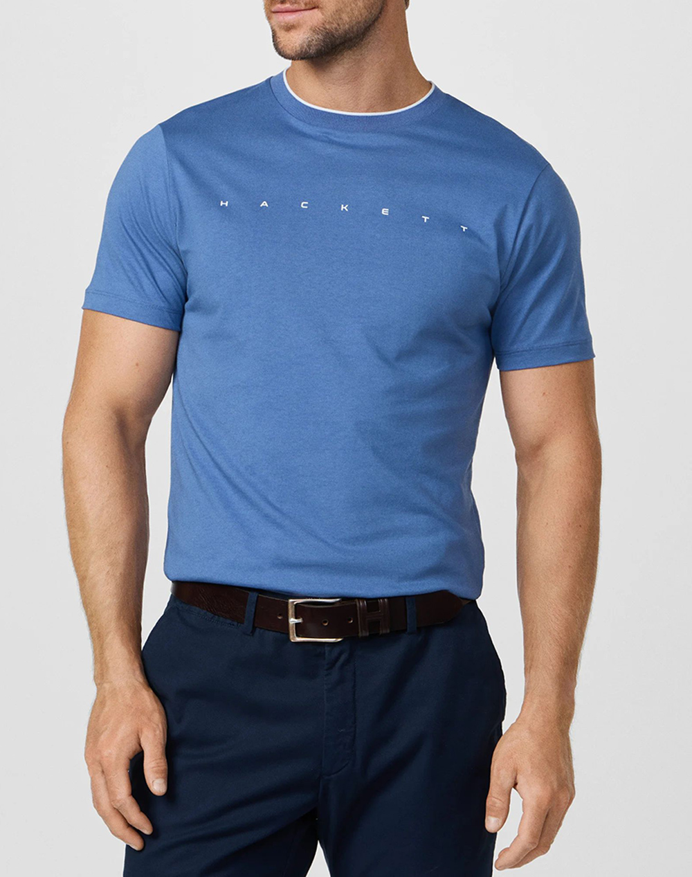 HACKETT DROP 1 HS ESSENTIAL TEE ΜΠΛΟΥΖΑ ΑΝΔΡΙΚΟ HM5000103-489 Blue