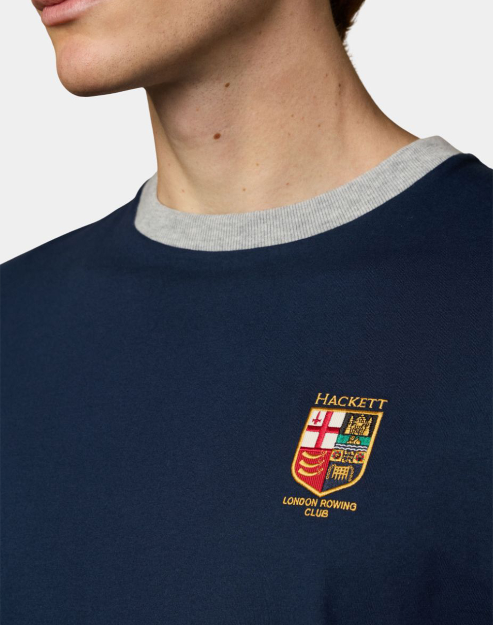Hackett Lrc Heritage Tee Μπλούζα Ανδρικό Hm5000082-584 Navyblue ανδρικά ρούχα μπλούζες T-Shirt Politikos Shop Πολιτικός