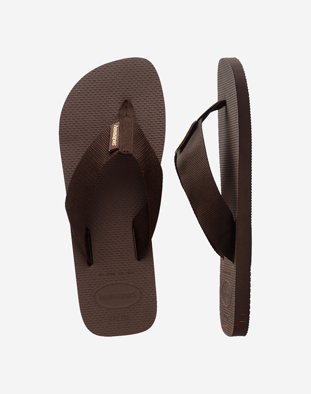 Havaianas Hav Urban Basic Material 4148427-02548 Darkbrown ανδρικά παπούτσια Σαγιοναρες Politikos Shop Πολιτικός