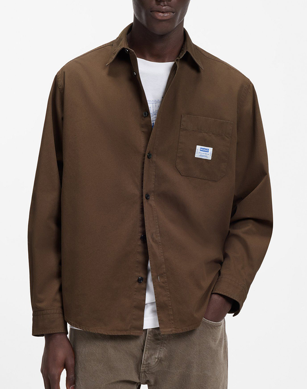 HUGO Ebalto 10276056 01 50555279-208 DarkBrown