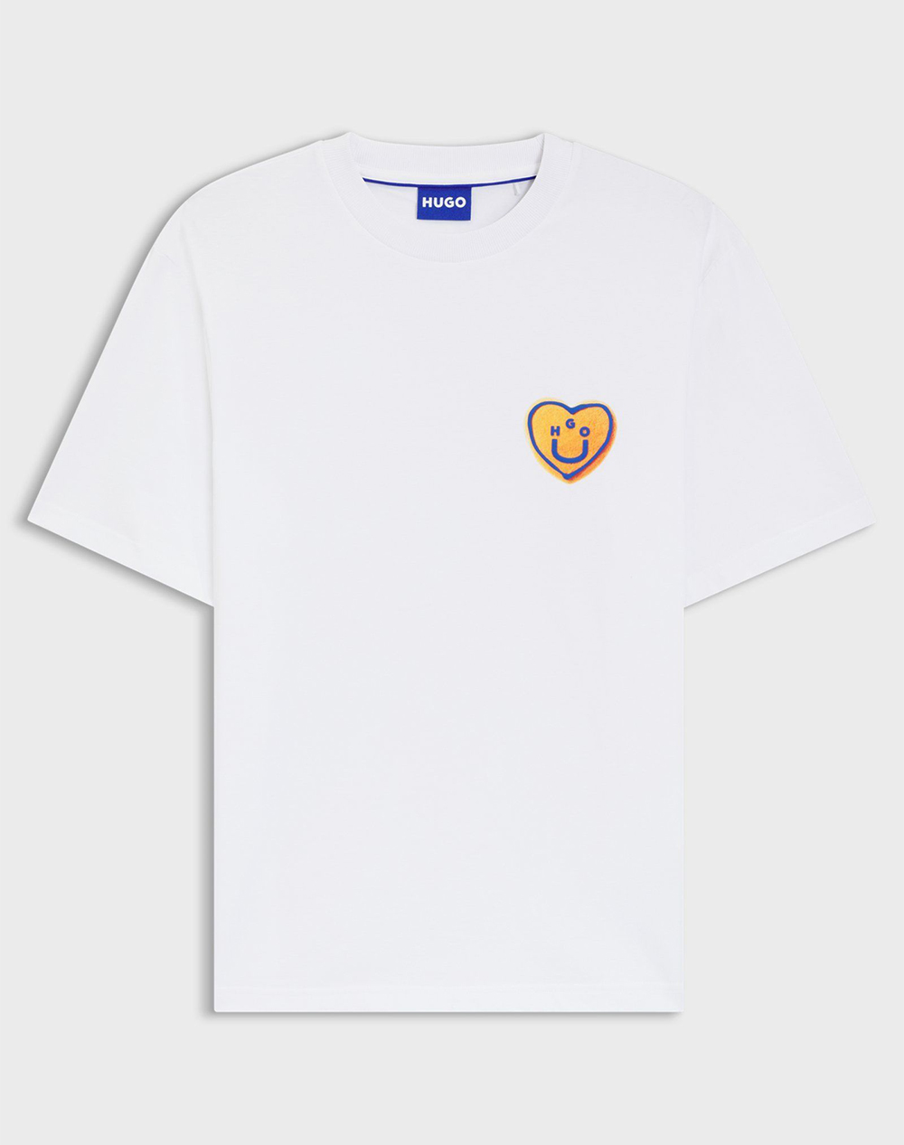 Hugo Nalentinio 10266060 01 50562727-100 White ανδρικά ρούχα μπλούζες T-Shirt Politikos Shop Πολιτικός