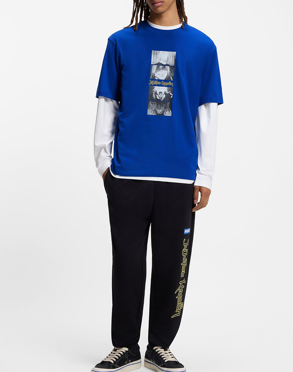 Hugo Nuley Jjk 10272987 01 50554841-493 Blue ανδρικά ρούχα μπλούζες T-Shirt Politikos Shop Πολιτικός