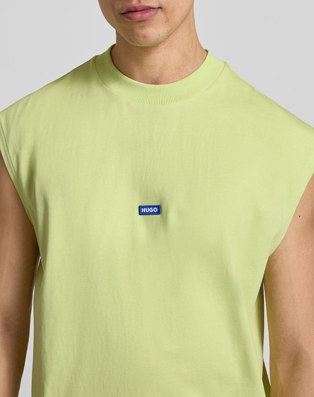 Hugo Navertz 10257318 01 50509773-323 Lightgreen ανδρικά ρούχα μπλούζες T-Shirt Politikos Shop Πολιτικός