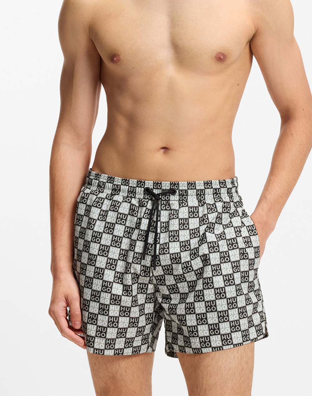 HUGO AARON_SWIM 10262303 01 50556792-306 DarkGreen