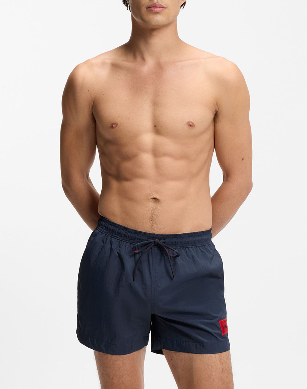 Hugo Dominica 10238035 01 50493450-410-410 Navyblue ανδρικά ρούχα μαγιό Σορτς Politikos Shop Πολιτικός