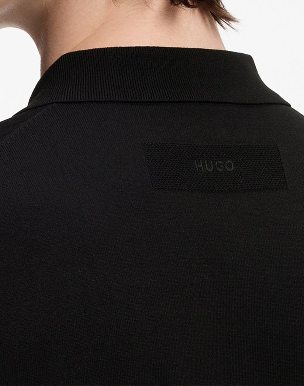 Hugo San Peter-Cv 10269864 01 50536672-001 Black ανδρικά ρούχα μπλούζες Polo Politikos Shop Πολιτικός