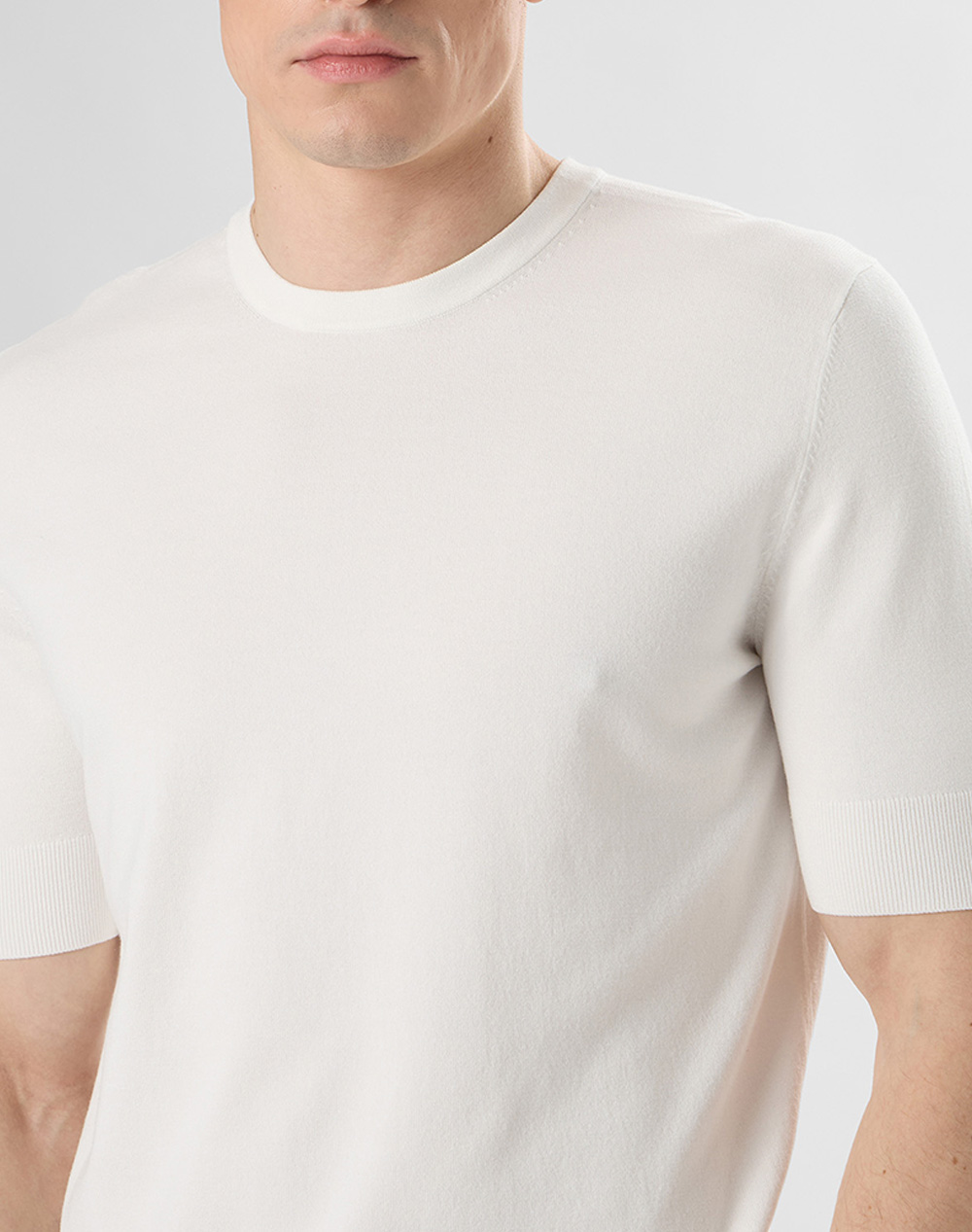 Hugo San Carl-Cv 10269883 01 50536693-102 Offwhite ανδρικά ρούχα μπλούζες T-Shirt Politikos Shop Πολιτικός